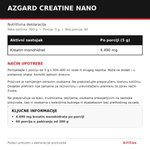 azgard creatine nano sastav