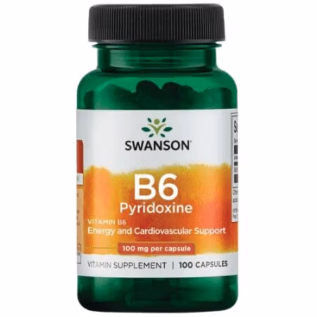 Swanson - Vitamin B6 Pyridoxine (100 caps)