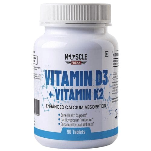 Musclefreak - Vitamin D3 + Vitamin K2 (90 tabs)