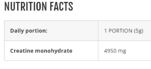 Azgard Creatine NANO – deklaracija i sastav kreatina monohidrata
