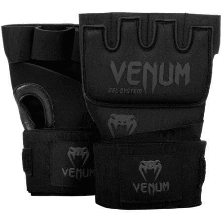Venum - "Kontact" Gel Glove Bandaze - Black-Black