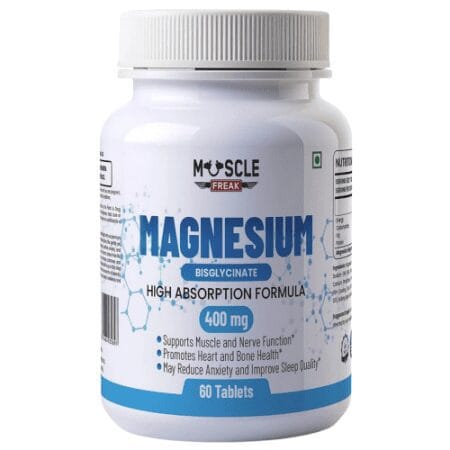 Musclefreak - Magnesium Bisglycinate 400mg (60 tabs)