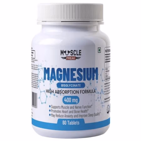 Musclefreak - Magnesium Bisglycinate 400mg (60 tabs)