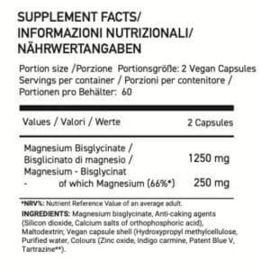 magnezijum-bisglicinat 125mg sastav