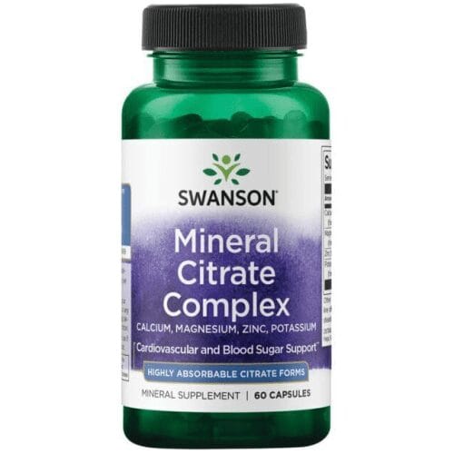 Swanson Mineral Citrate Complex 60 kapsula