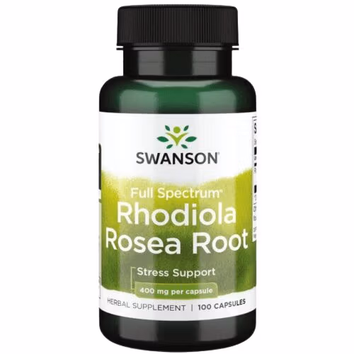 Swanson Rhodiola Rosea Root 400 mg – adaptogen za energiju i fokus