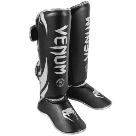 Venum Challenger Shinguards štitnici za potkoljenice black silver