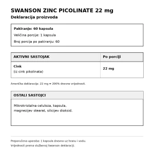 swanson-zinc picolinate-22mg