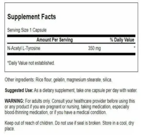 Swanson N-Acetyl L-Tyrosine – fokus, energija i stres | X-FIT.ba
