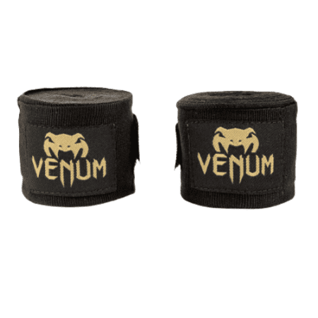 venum - bandaze black-gold 4,5m