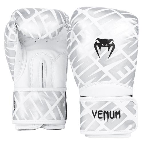 Venum - Contender 1.5 XT Boxing Gloves - White/Silver