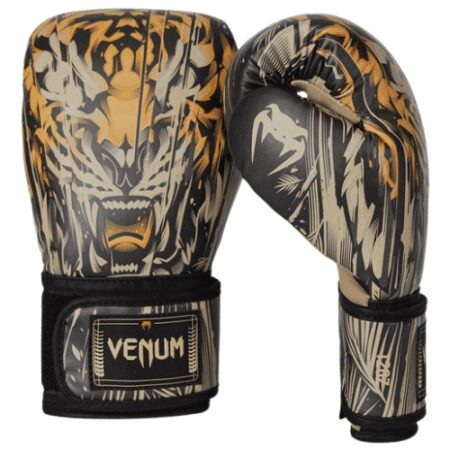 Venum - Tiger Boxing Gloves Black - Neon/Orange