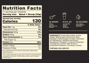 ON - Whey Gold Standard - 908g - sastav