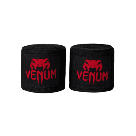 Venum Kontact Boxing Hand Wraps - Black/Red - 2.5m