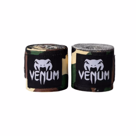 Venum Kontact Boxing Hand Wraps - Forest Camo - 4.5m