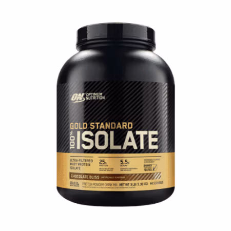 ON Gold Standard 100% Isolate Whey Protein powder