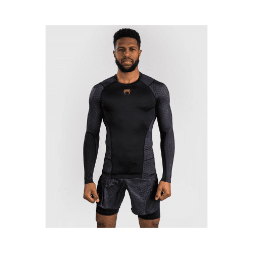 Venum x Assassin's Creed Shadows rashguard dugih rukava – crni