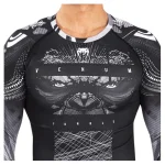 Venum Rashguard Dugih Rukava Gorilla Jungle Crno Bijeli