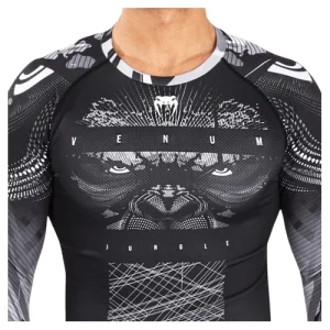 Venum Rashguard Dugih Rukava Gorilla Jungle Crno Bijeli