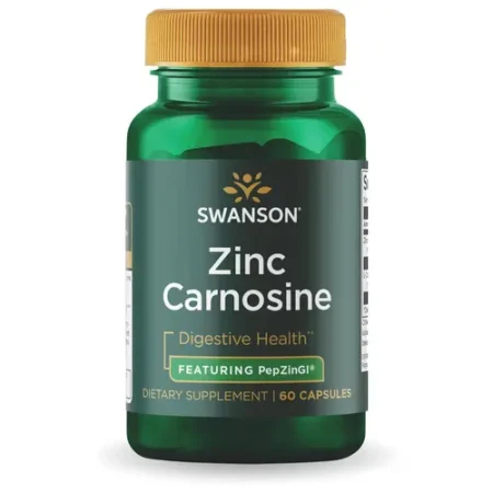 Swanson - Zinc Carnosine (PepZinGI®) - 60 kapsula