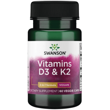 Swanson Vitamin D3 + K2 – Kosti, imunitet i srce