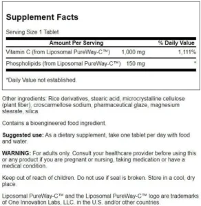 Vitamin C Liposomalni sastav