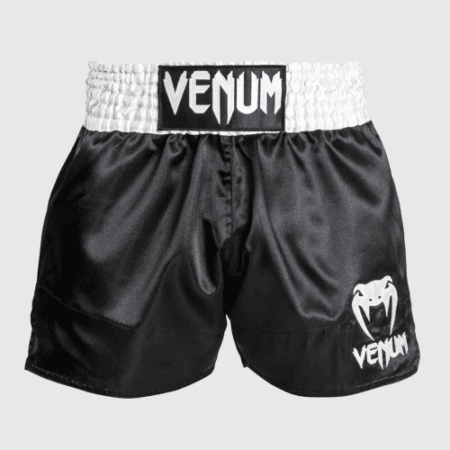 Venum - Muay Thai šorc Crno-Bijeli