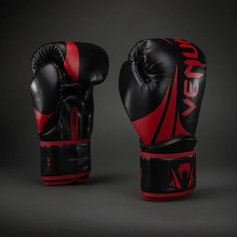 Venum - Challenger 2.5 Boks Rukavice - Black/Red - Slika 2