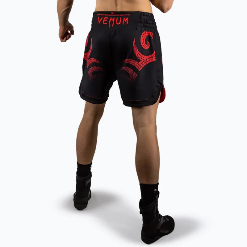Venum x Mike Tyson Tiger Boxing Shorts - Black/Intense Red