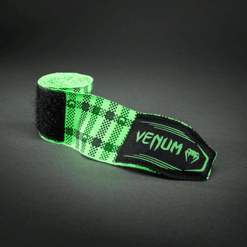Venum - Tartan Neon Green bandaze