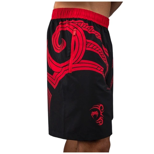 Venum Mike Tyson Tiger Boxing Shorts Black/Red | X-FIT