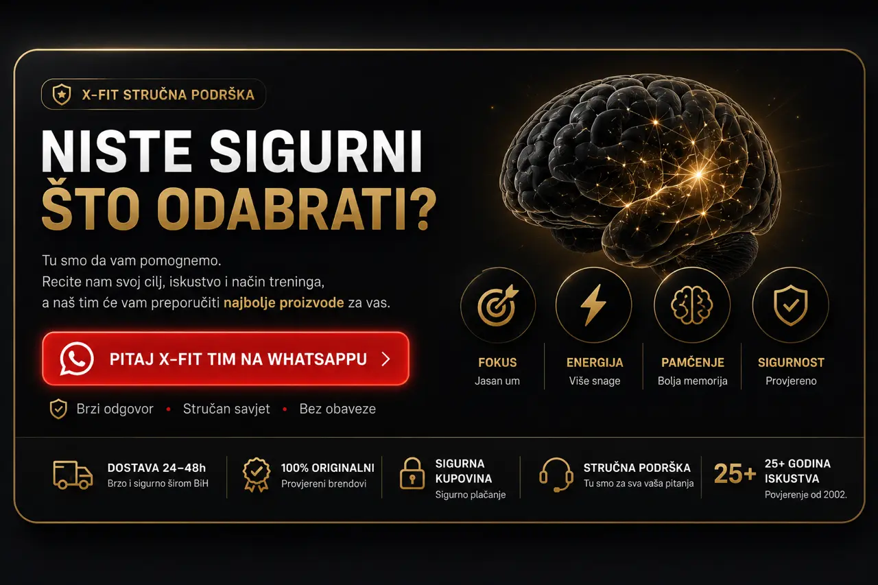 Pitaj X-FIT tim na WhatsAppu