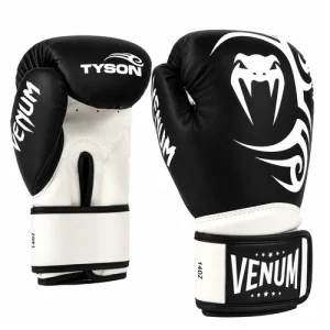 Venum Giant 2.0 Mike Tyson Pro Boxing Gloves - Deep Black/Optical White